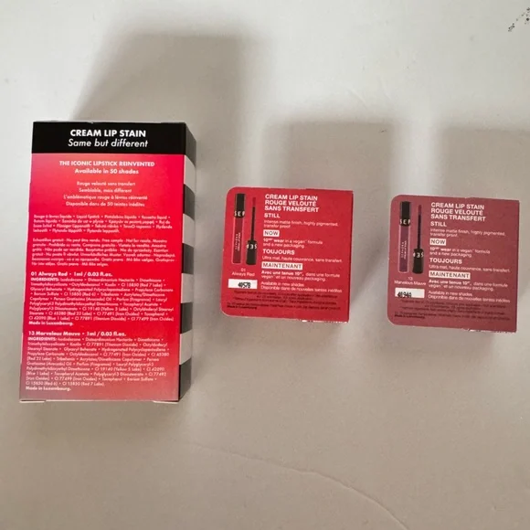 Sephora Collection Cream Lip Stain in Always Red and Marvelous Mauve - Picture 4 of 13